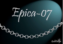 Epica 07 - náramek rhodium